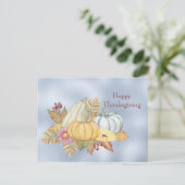 感謝祭ブルーパンプキングルズフローラ シーズンポストカード (スタンド正面)