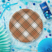 感謝祭プライドバーントオレンジパーティープレート ペーパープレート (パーティー)