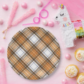 感謝祭プライドブラウンアンドオレンジパーティープレート ペーパープレート (パーティー)