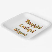 感謝祭プレート ペーパープレート (傾斜あり)