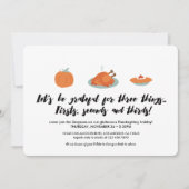 感謝祭ヘルペンスディナー招待状 招待状 (正面)