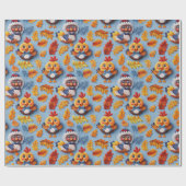 感謝祭ベビーターキーアンドチックス ラッピングペーパー (フラット)