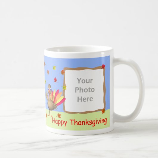 感謝祭ベビートルコ2 – 写真 コーヒーマグカップ (右)