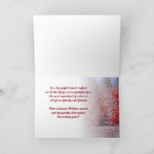 感謝祭ホリデーカード秋の友達1r シーズンカード (内部)