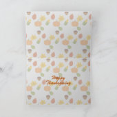 感謝祭ホリデーカード カード (内部)