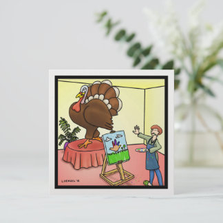 感謝祭ホリデーカード 招待状