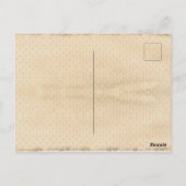 感謝祭ホリデーレトロミュージックジャズミュージシャン ポストカード (裏面)