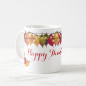 感謝祭ホリデー紅葉ライトカスタムズ コーヒーマグカップ (正面左)