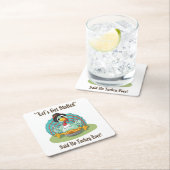 感謝祭ホリデー詰まったトルコ スクエアペーパーコースター (インサイチュ)