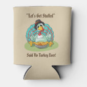 感謝祭ホリデー詰まったトルコ 缶クーラー (正面)