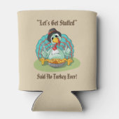 感謝祭ホリデー詰まったトルコ 缶クーラー (裏面)