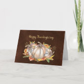 感謝祭ホワイトカボチャフローラ シーズンカード (正面)