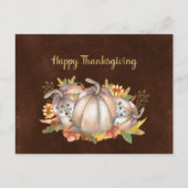 感謝祭ホワイトカボチャフローラ シーズンポストカード (正面)