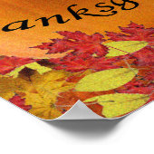 感謝祭ポスター ポスター (角)