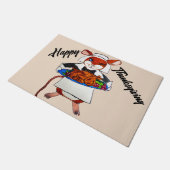 感謝祭マウス巡礼者 ドアマット (アングル)