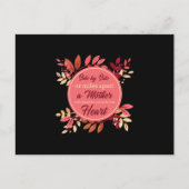 感謝祭マザードーターマム秋衣装女性 ポストカード (正面)