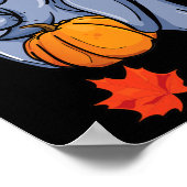 感謝祭マナティーピルグム秋パンプキンデュコン ポスター (角)