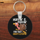 感謝祭マラソランニングン秋秋H キーホルダー (正面)