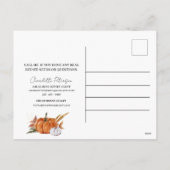 感謝祭マーケティング実在エテート不動産仲介業者 シーズンポストカード (裏面)