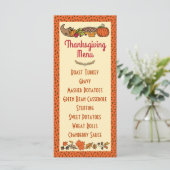 感謝祭メニュー プログラム (スタンド正面)