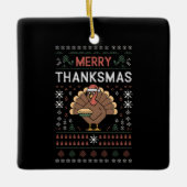 感謝祭メリークリスマス感謝祭トルコ セラミックオーナメント (正面)