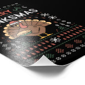 感謝祭メリークリスマス感謝祭トルコ フォトプリント            (角)