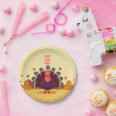 感謝祭メリートルコ秋パーティープレート ペーパープレート (パーティー)