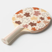 感謝祭メープルリーフ秋の自然デザイン 卓球ラケット (正面アングル)