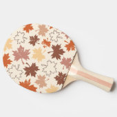 感謝祭メープルリーフ秋の自然デザイン 卓球ラケット (横)