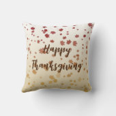 感謝祭メープル葉 クッション (裏面)