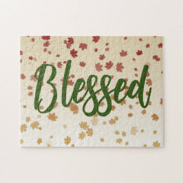 感謝祭メープル葉 ジグソーパズル