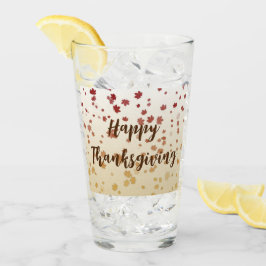 感謝祭メープル葉 タンブラーグラス