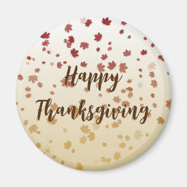 感謝祭メープル葉 マグネット