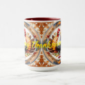 感謝祭モダンかぼちゃの秋コレクション マグカップ (中央)