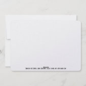 感謝祭モダンのグラムトルコ シーズンカード (裏面)