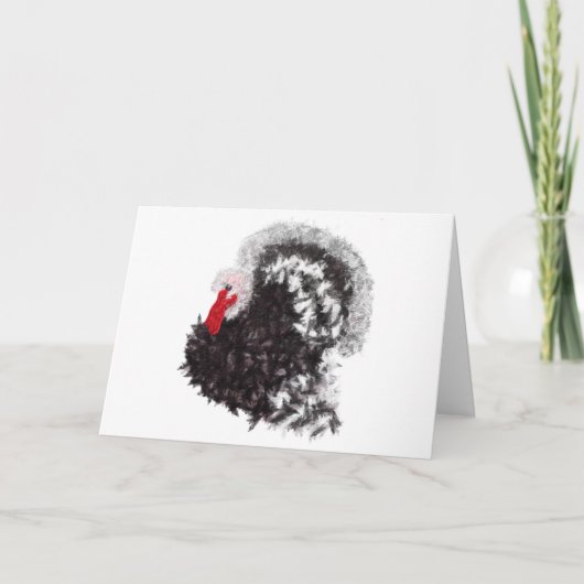 感謝祭モダンのグラムトルコ シーズンカード (正面)