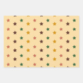 感謝祭モダンの色セット3 ラッピングペーパーシート (正面3)