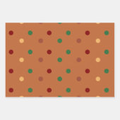 感謝祭モダンの色セット3 ラッピングペーパーシート (正面2)