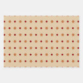 感謝祭モダンの色セット3 ラッピングペーパーシート (正面)