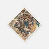 感謝祭モダントルコのナプキン スタンダードカクテルナプキン (角)