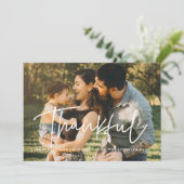 感謝祭モダン家族の写真 シーズンカード (スタンド正面)