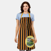 感謝祭モダン美しい秋コレクション エプロン (着用した状態)