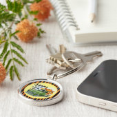 感謝祭モダン美しい秋コレクション キーホルダー (側面)