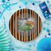 感謝祭モダン美しい秋コレクション ペーパープレート (パーティー)