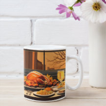 感謝祭モダン3マグカップ