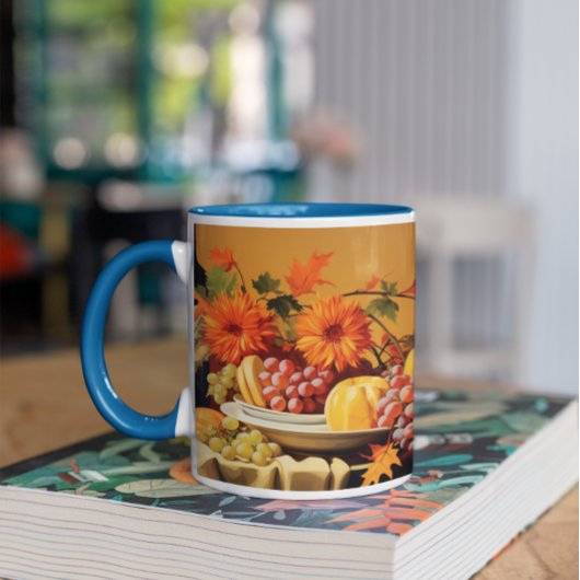 感謝祭モダン5マグ コーヒーマグカップ