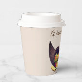 感謝祭モノグラムの 紙コップ (右)