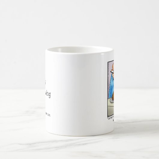 感謝祭ユーモアのコーヒーマグ コーヒーマグカップ (中央)