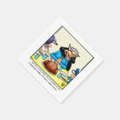 感謝祭ユーモアカクテルパーティーナプキン スタンダードカクテルナプキン (角)