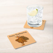 感謝祭ユーモアバーコースター スクエアペーパーコースター (インサイチュ)